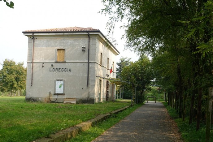 L'ex stazione di Loreggia