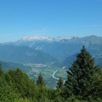 La valle dell'Isonzo vista dal Kolovrat