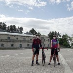 Sul piazzale del forte della Bernadia